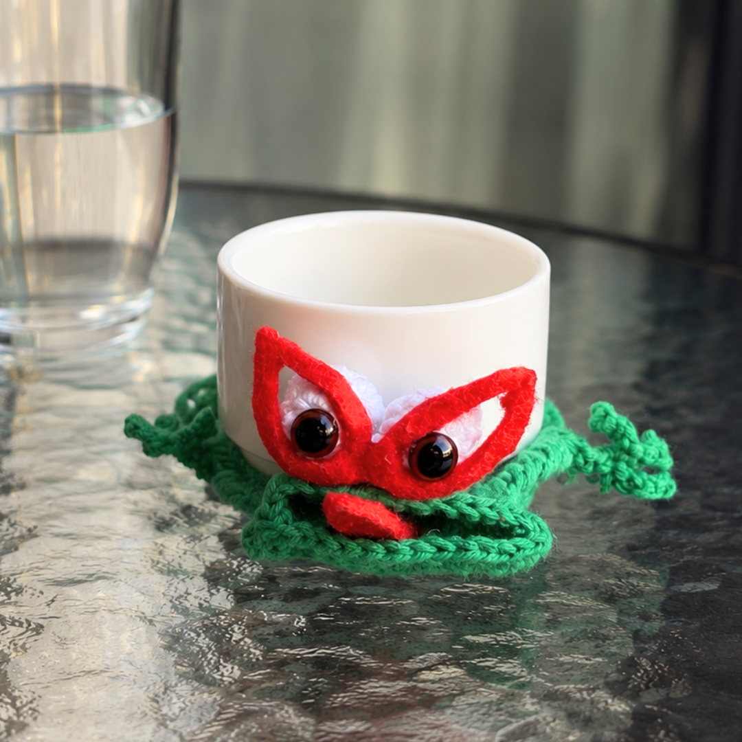 GRANNY TODU TOAD COASTER FOR GLASSES & MUGS