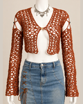 TANGLED AFFAIRS (cropped cardigan)