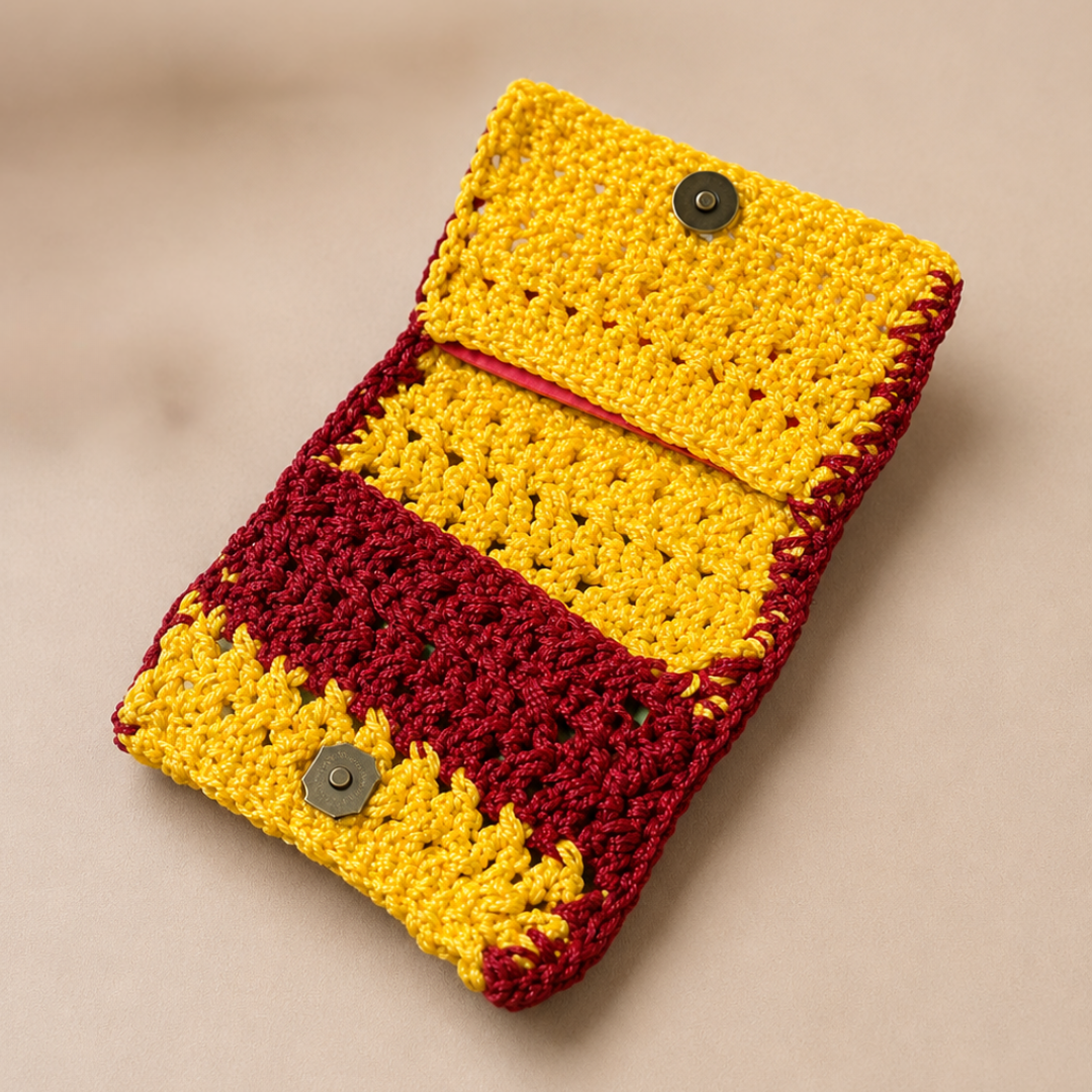 YELLOW AND WHATEVER-IS-LEFT WALLET