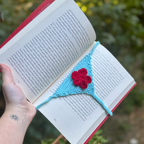 BOOKMARK THONG (Sky blue & Red)