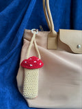 Mushroom Lipstick & Vape Holder / Bag Charm