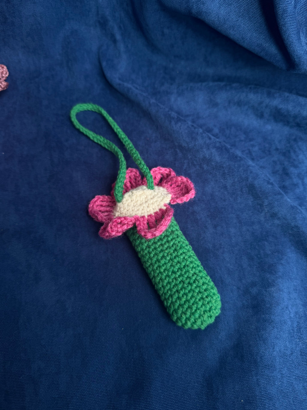 Flower Lipstick & Vape Holder / Bag Charm
