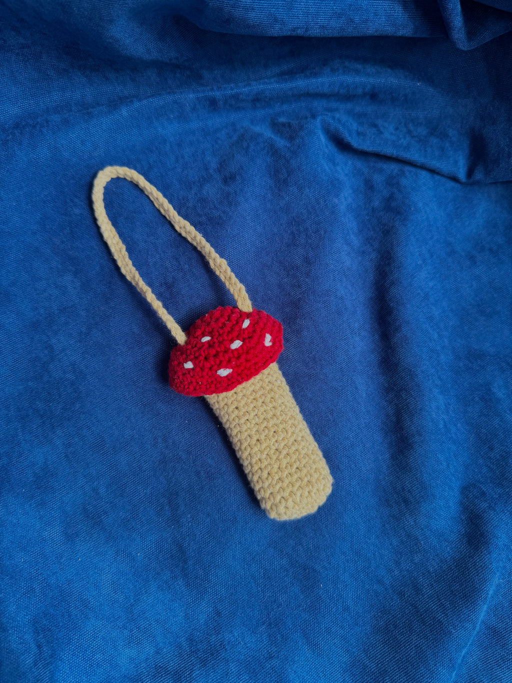 Mushroom Lipstick & Vape Holder / Bag Charm