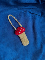 Mushroom Lipstick & Vape Holder / Bag Charm