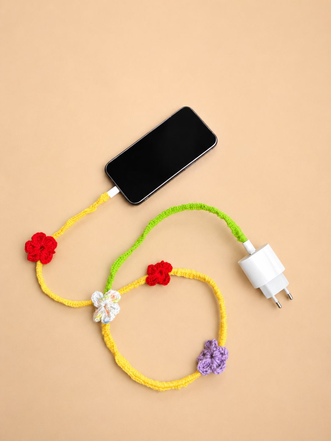 Floral USB-C to Lightning Fast Charging iPhone Cable