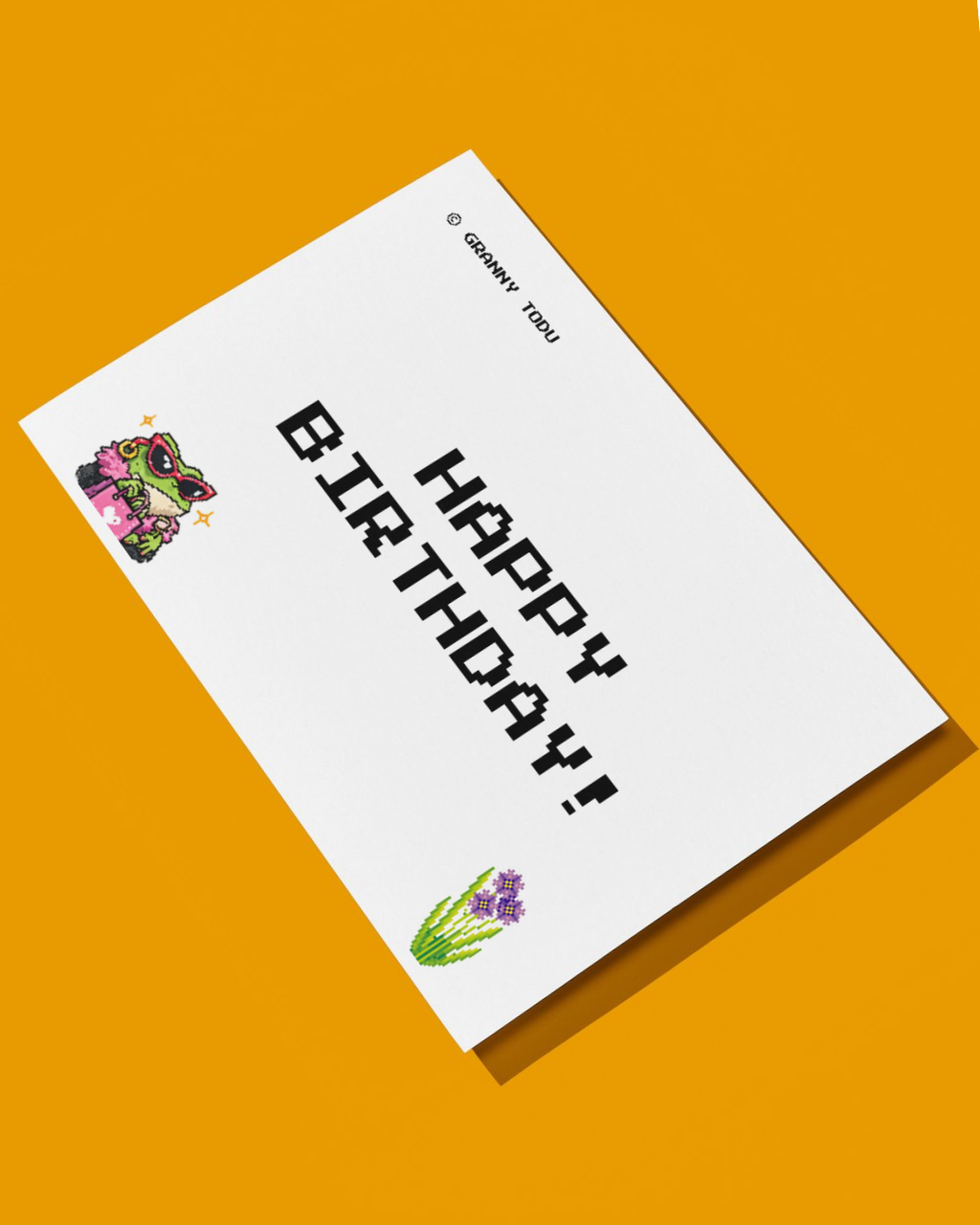 GRANNY'S BIRTHDAY CARD (SHOPPING TOAD)