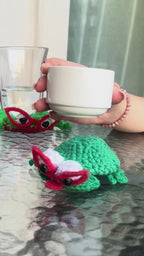 GRANNY TODU TOAD COASTER FOR GLASSES & MUGS