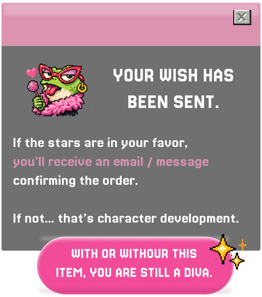 Wish submitted!
